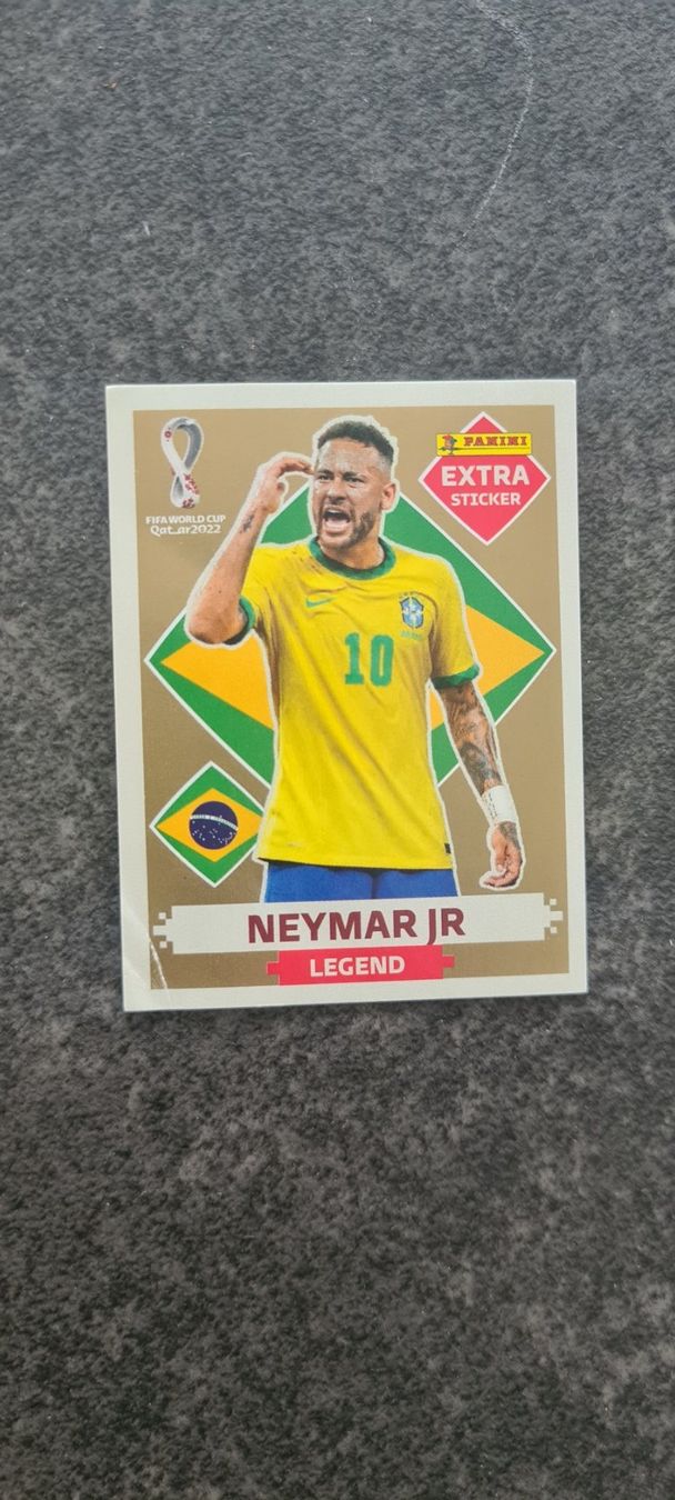 Panini Lots & Sammlungen: Extra Sticker Neymar Gold – Gebraucht aus Hauptwil von