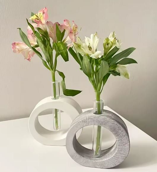 Kit bricolage: Giessform aus Silikon Vase/Stabkerzenhalter – Usato da Frauenkappelen venduto da 77Adi 4