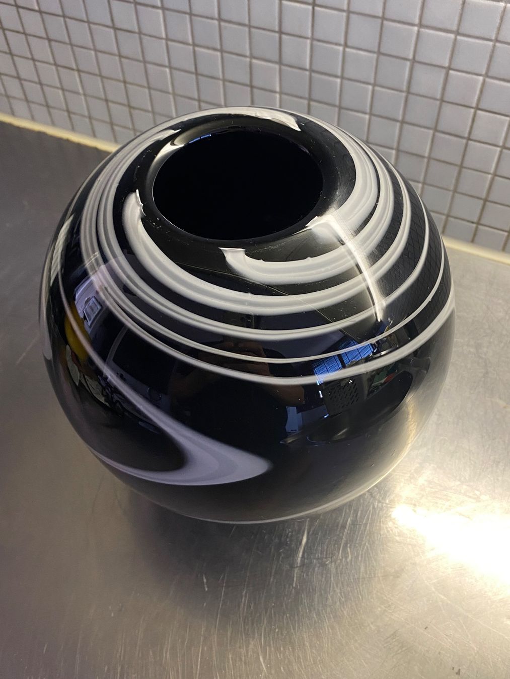 Murano Vasi & Recipienti: Mundgeblasene Murano Glasvase – Usato da Solothurn venduto da BORGHAGEN 6