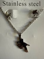 Halskette mit Ohrringen-Stainless Steel-Schmuck-Hals-Ohren