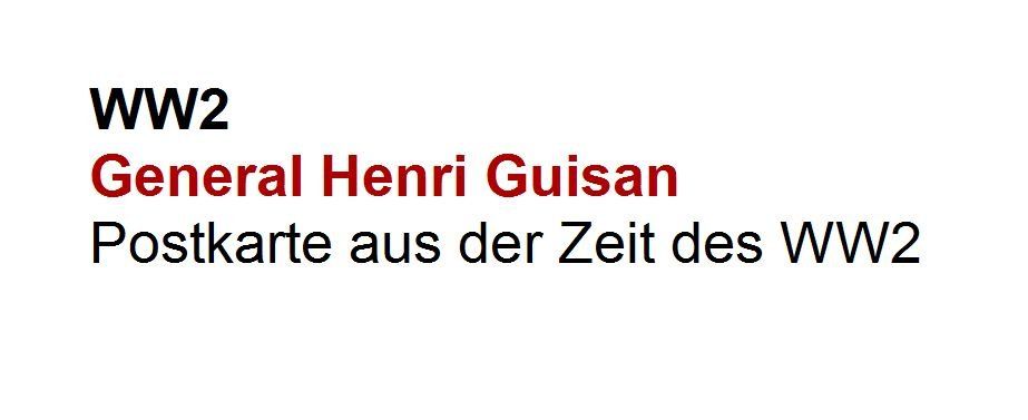 Cartoline postali: WW2 General Henri Guisan – Usato da Flamatt venduto da samowarow 1