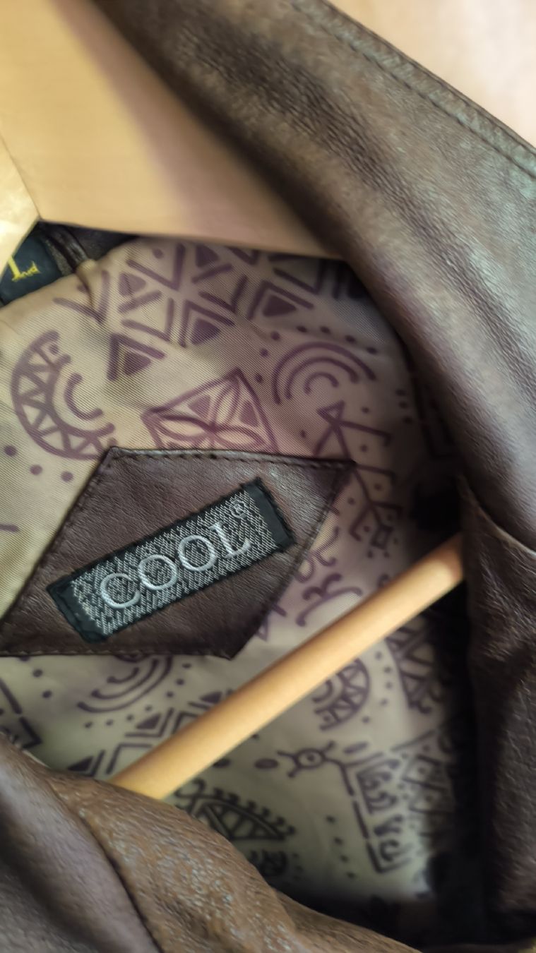 Giacche: Echte Lederjacke "COOL" Braun Grösse L Vintage – Usato da Herisau venduto da lau_w58z 2