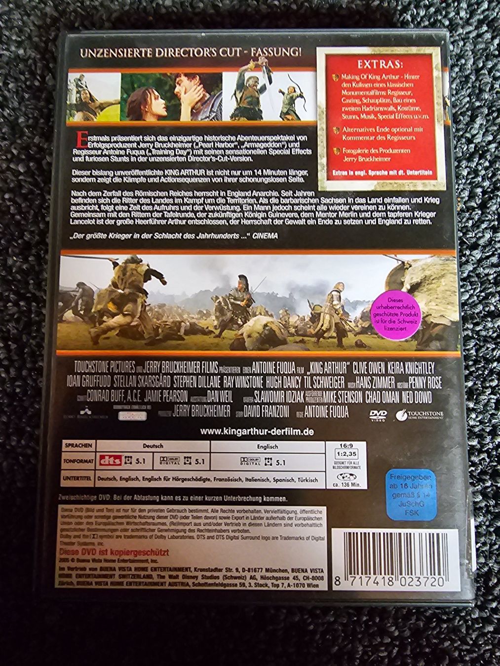 Tutti i DVDs: KING ARTHUR(14263) – Usato da Ruswil venduto da M71 1