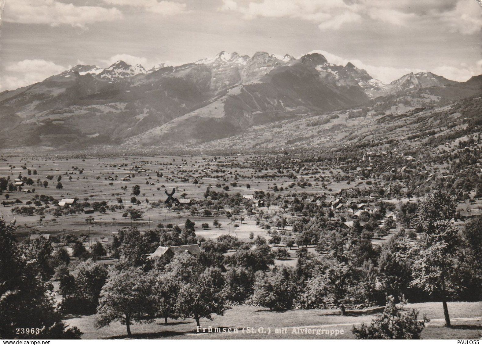 Sennwald SG Frümsen Flugaufnahme Nr.23963 , 1954 (Gebraucht) in ...