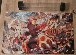 Pokemon Playmat Groudon + Box