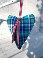 Stoffherz handgemacht Herz ❤Herzli Neu