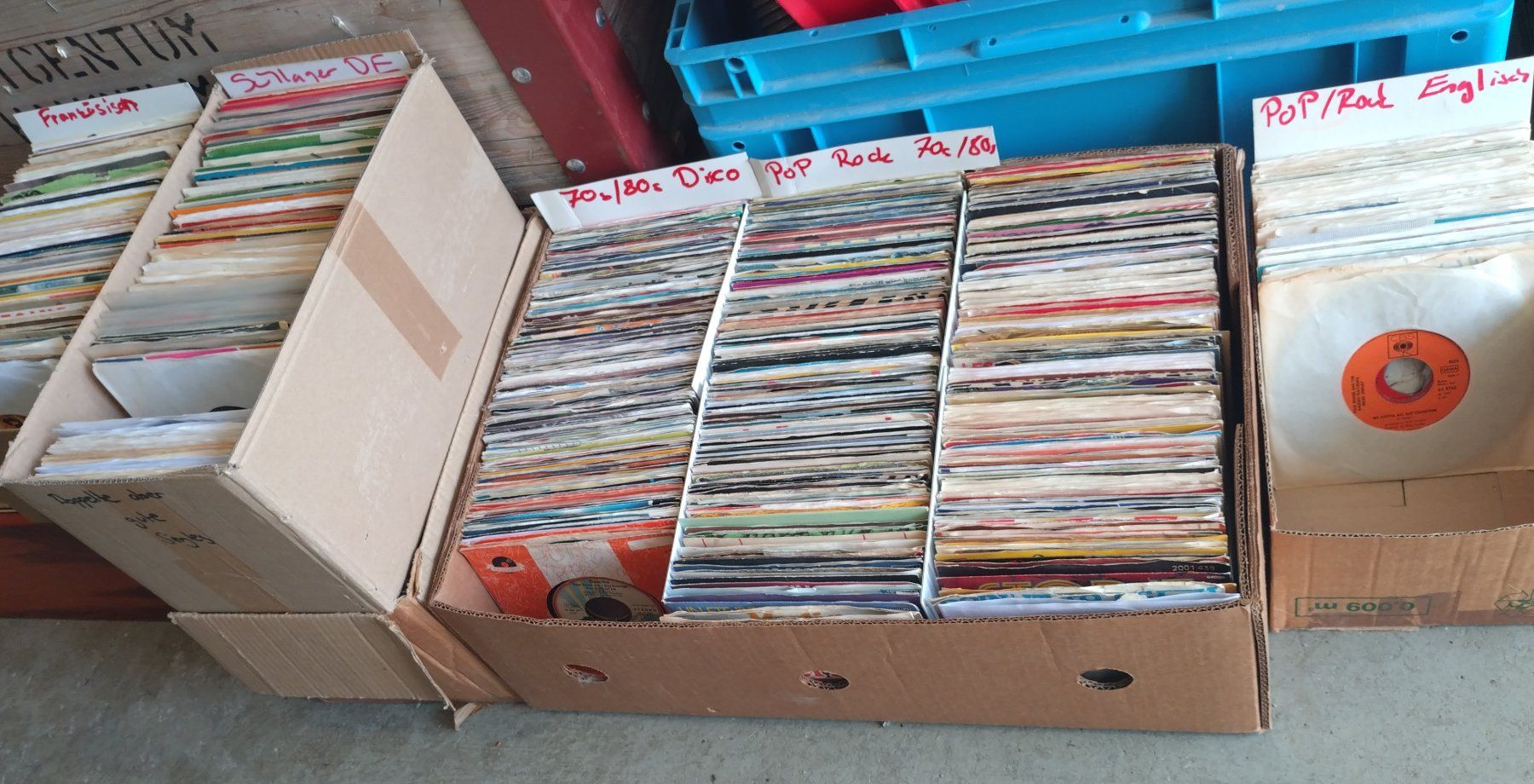 Dischi in vinile: Singles Vinyl Schallplatten Sammlung – Usato da Nuglar venduto da SwissJukebox 2