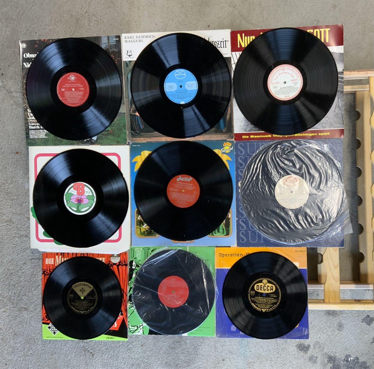 Schallplatten: Vinylplatten Konvolut (9 Stk.) – Gebraucht aus Magden von rom_5zrl 2