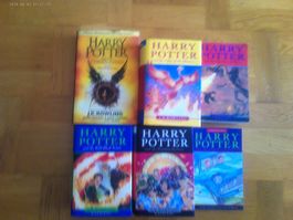 Harry Potter Buchreihe, Band 1-6, J.K. Rowling, (ENGLISH)