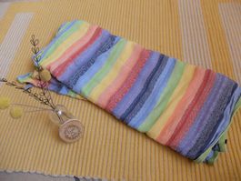 Ellevill Gaïa Rainbow écharpe Tragetuch 4m70 Lin// Envoi OK