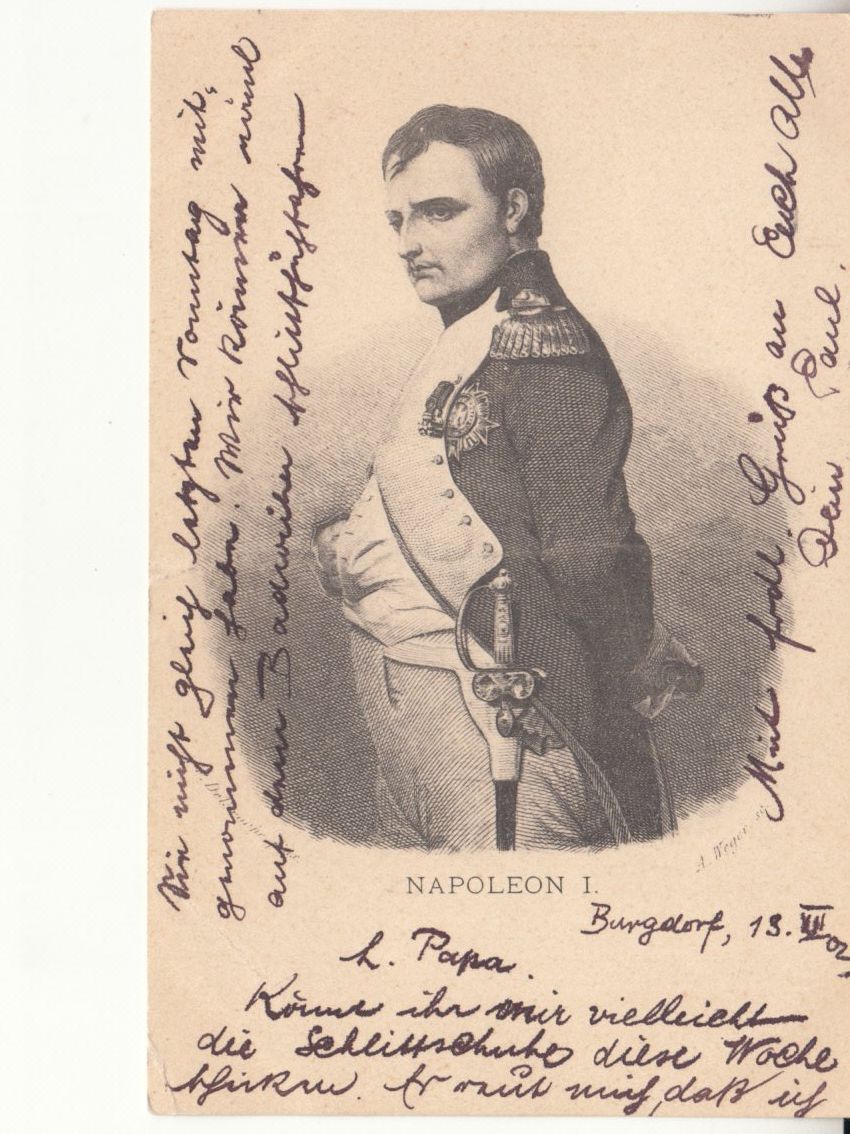 Cartoline postali: Napoleon l. 1902 – Usato da Bürglen TG venduto da StampGraf