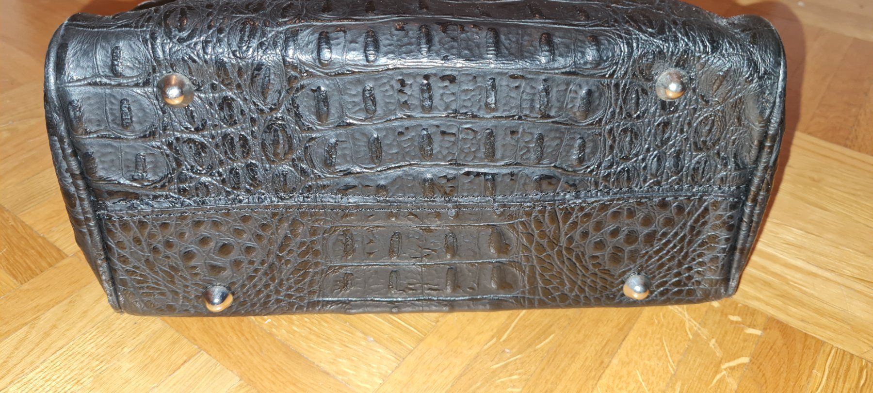 Borse da donna: Echtleder Handtasche, mit Krokodil Prägung – Nuovo (secondo la descrizione) da Liestal venduto da Shelby787 3