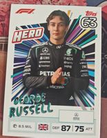 Topps George Russell F1 Hero Karte 2023 gebraucht