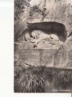 Luzern Löwendenkmal Goetz ca. 1950
