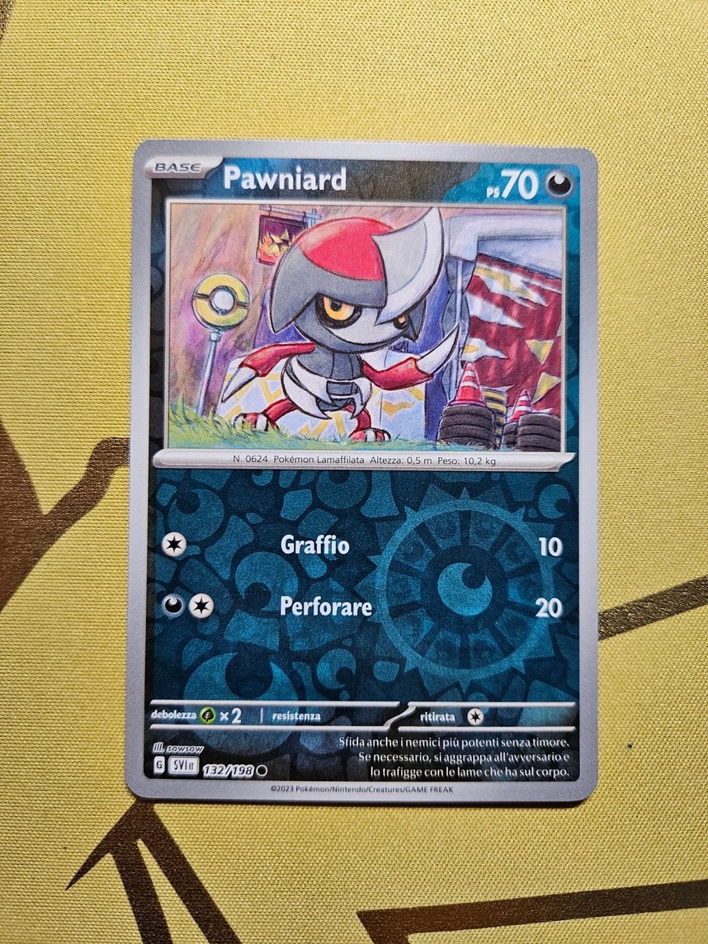Pokémon Carte collezionabili: Scarlet & Violet - Pawniard – Usato da Bellinzona venduto da Pokemarco