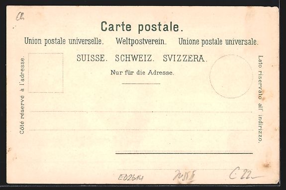 Cartoline postali: Litho Basel, Central-Bahnhof, Kaserne, S – Usato da Berlin venduto da bartko-reher 1