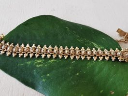 Antikes filigranes Armband, Gelbgold (um 1920)