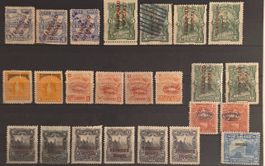 Nicaragua 1890-1900 Klassik Dienstmarken Posten gest. & unge