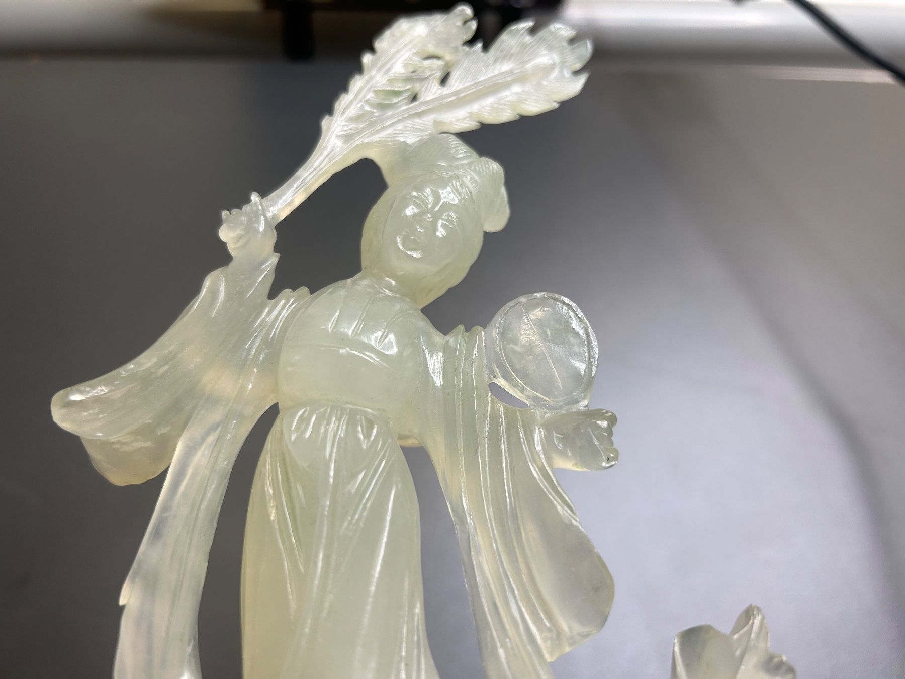 Statuette: Chinesische Figur aus Jade – Usato da Otelfingen venduto da Yossi-68 3