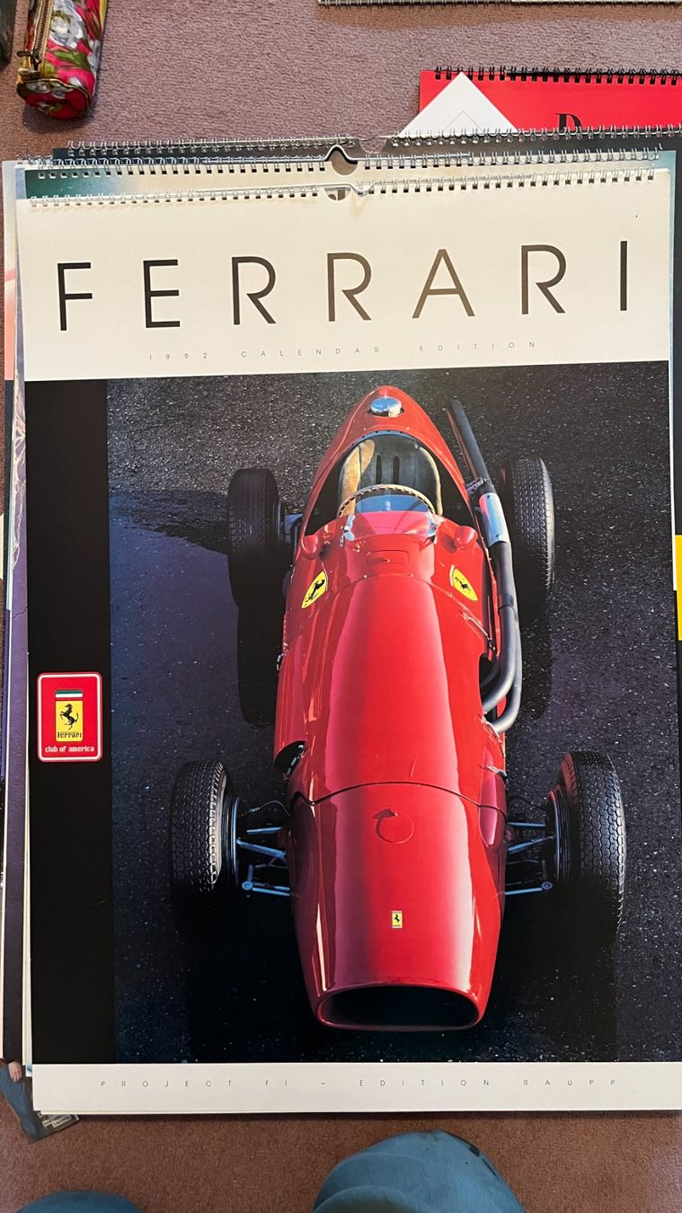 Ferrari Calendari: 1992 Edition Raupp Ferrari Kalender – Usato da Niederbipp venduto da Wcobra