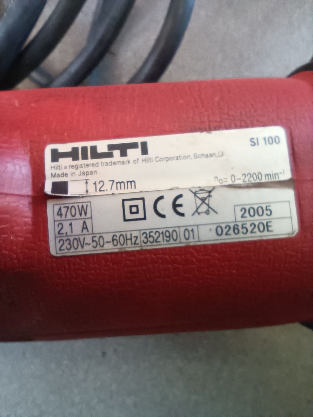 Hilti Trapani: Hilti Schlagschrauber – Usato da Oberegg venduto da 19franzi94 7