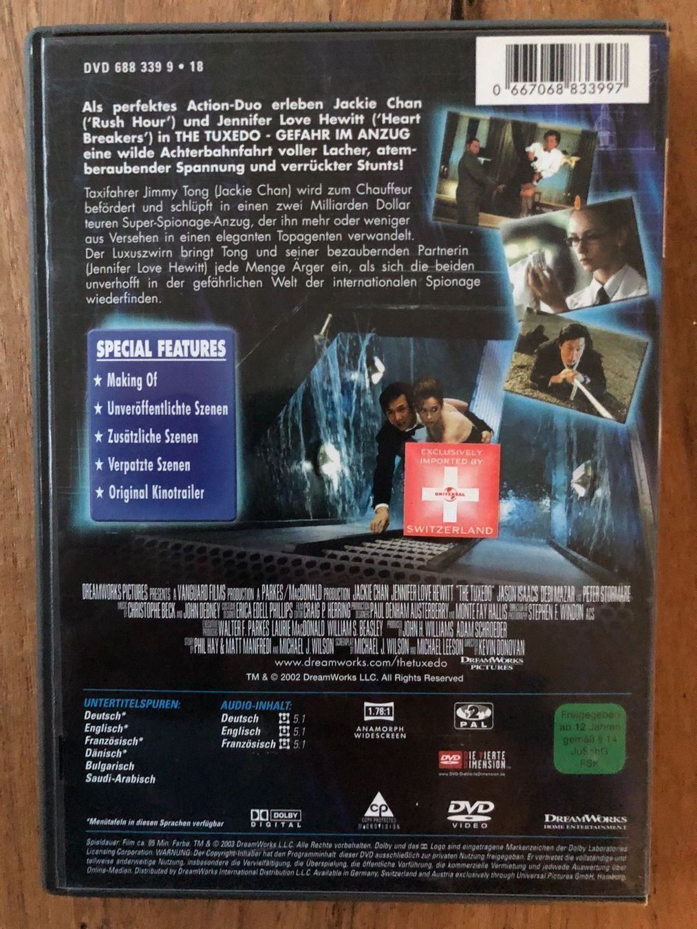 Tutti i DVDs: DVD The Tuxedo – Usato da Belp venduto da brb66 1