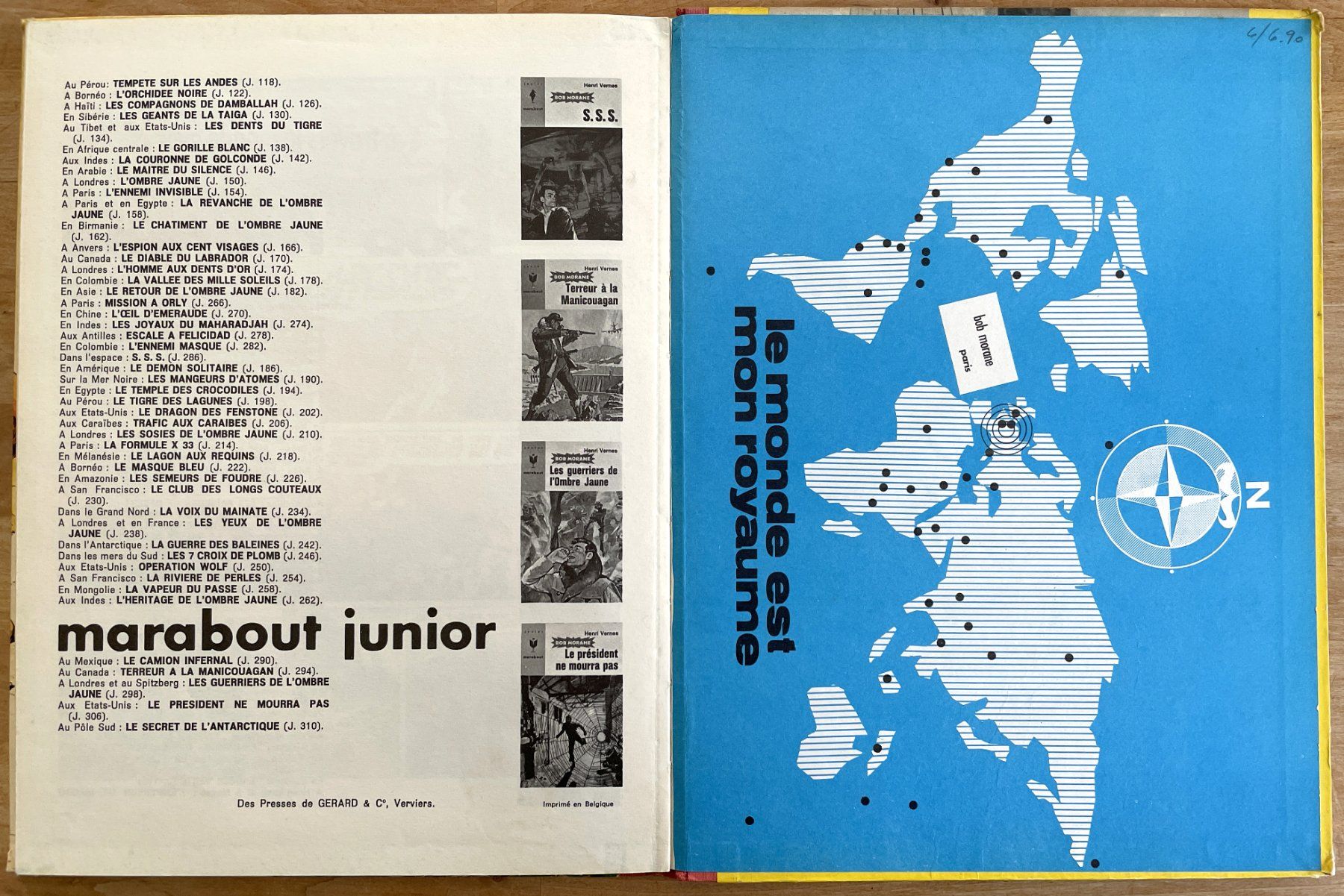 Fumetti: Bob Morane - La vallée des crotales - E.O. 1964 TBE – Usato da Savagnier venduto da Ne2065 8