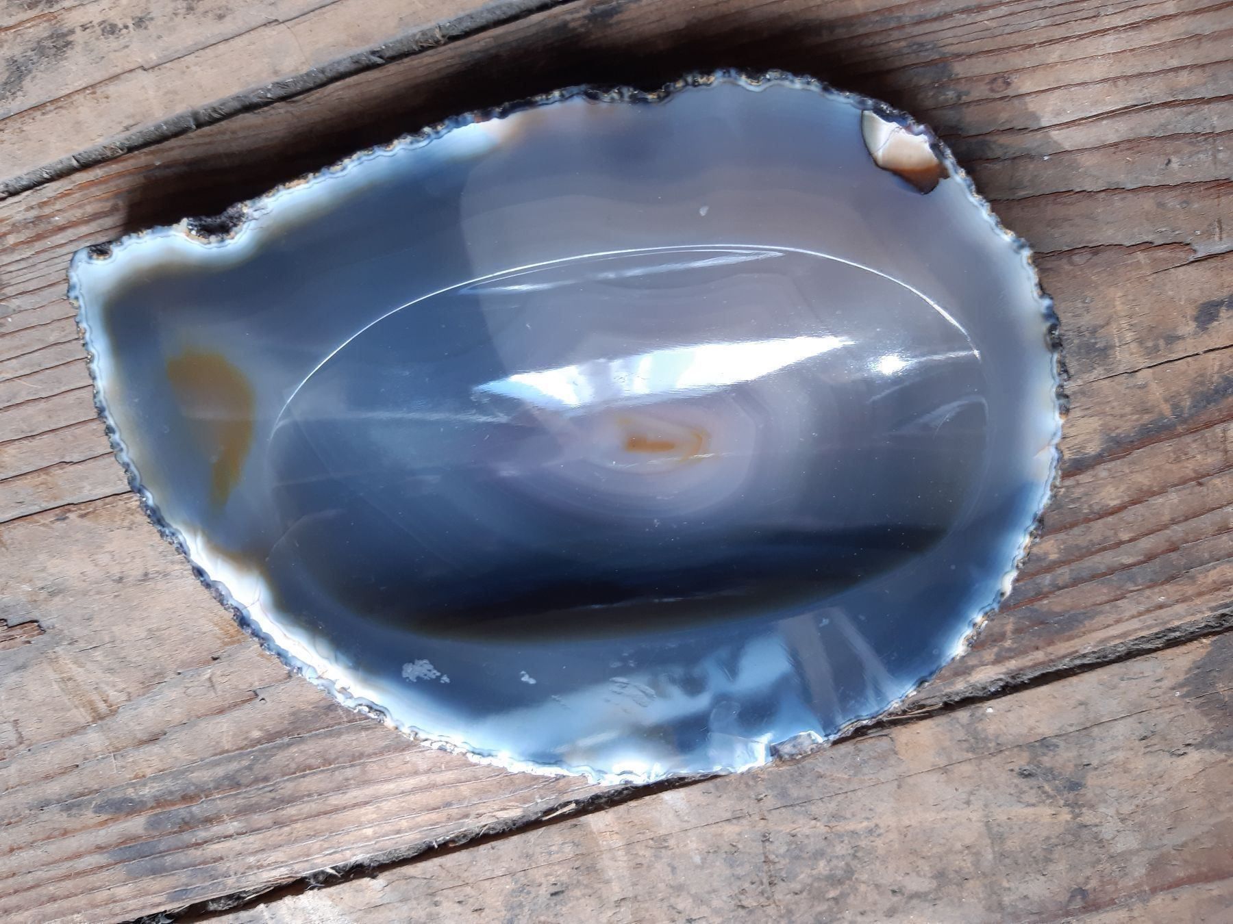Mineralien & Heilsteine: Achatschale – Neu (gemäss Beschreibung) aus Flawil von Uncristalized