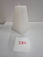 581 Posten Raureif Pyramiden-Kerze/n 100x100x180 aus Liq