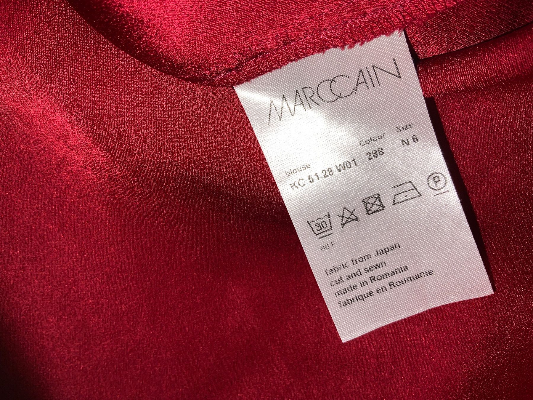 Marc Cain Camicette: Marccain Bluse leicht  gr N6 empfehle Gr 42 – Usato da Cham venduto da Mira10 2