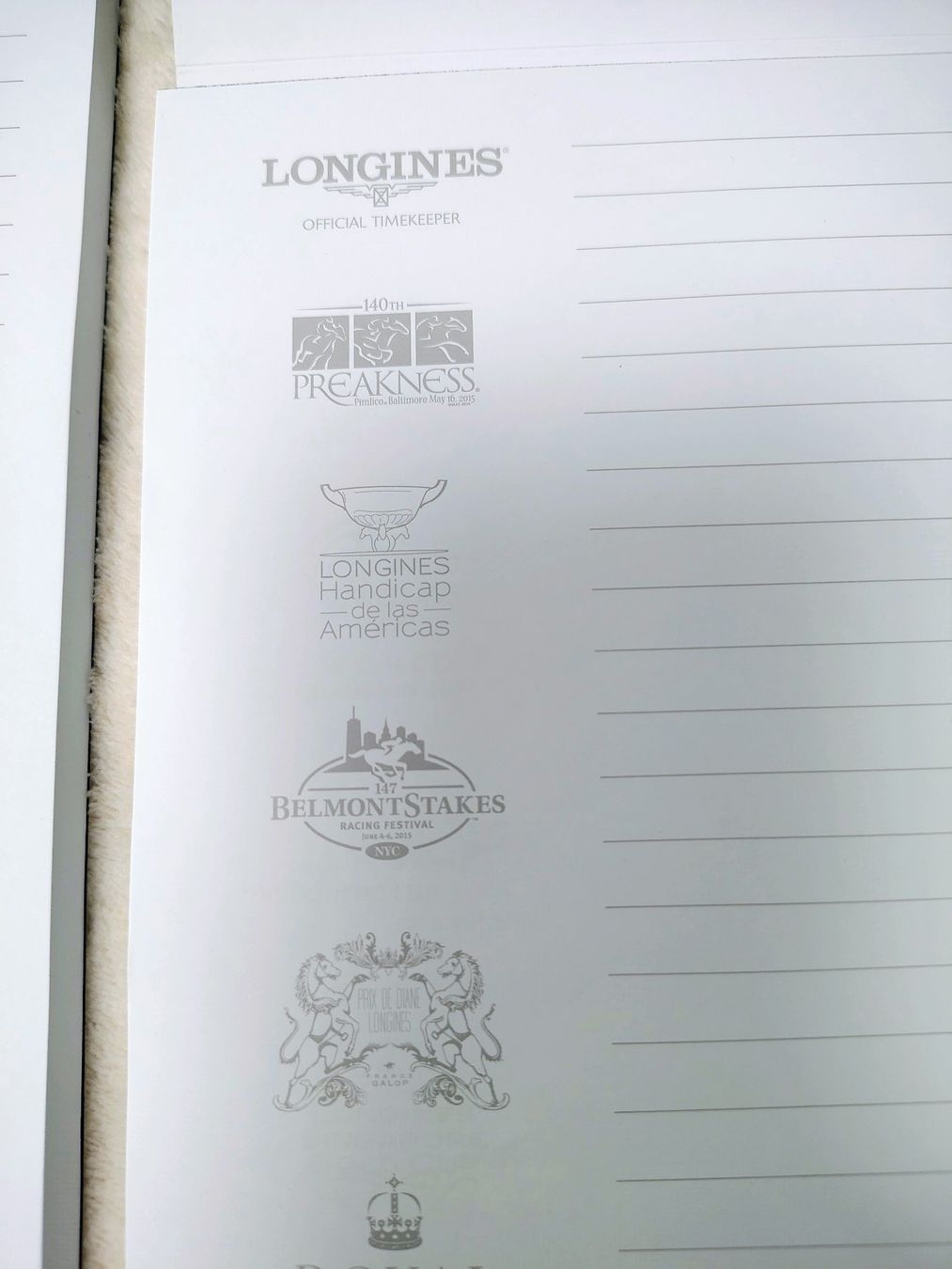 Blocs de correspondance: Longines, 2 blocs-notes Equestre – Neuf (Voir description) à Péry par Sodubavallon 3