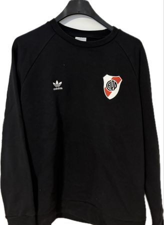 👕 River Plate Pullover Adidas – Schwarz, L
