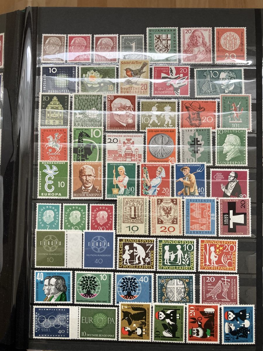 Tutti i francobolli: Deutschland BRD Postfrisch 1954-1971 6s mit Blocks – Nuovo (secondo la descrizione) da Cham venduto da Diablo1232