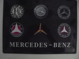 Blechschild / plaque métal "Mercedes - Benz " 29.5 x 39.5 cm