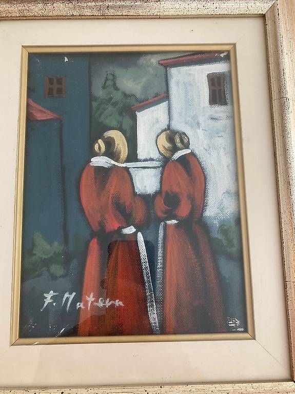 Dipinti: Quadro olio su tela, Francesco Matera – Usato da Origlio venduto da Zeto.81 1