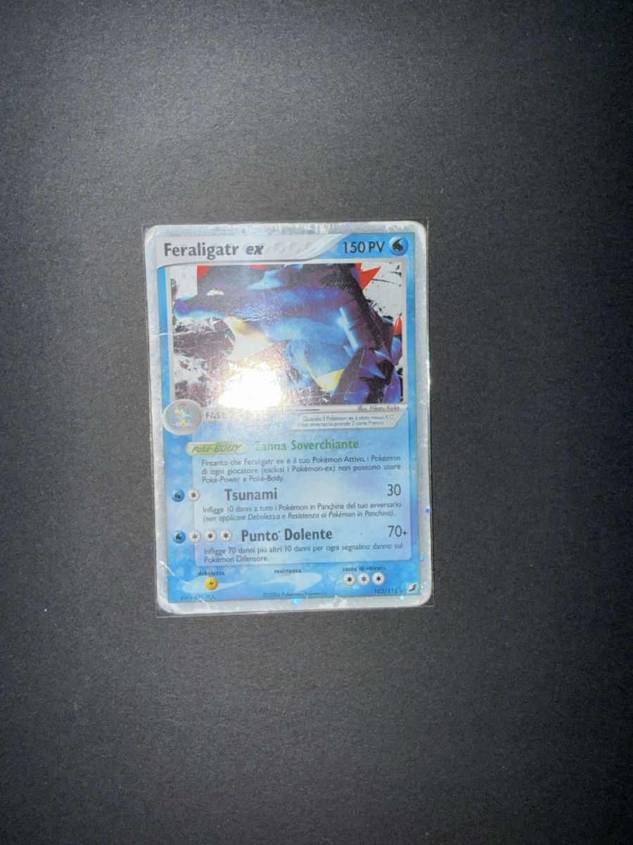 Pokémon Carte collezionabili: Feraligatr Ex IT PO – Usato da St-Maurice venduto da Whatty 1