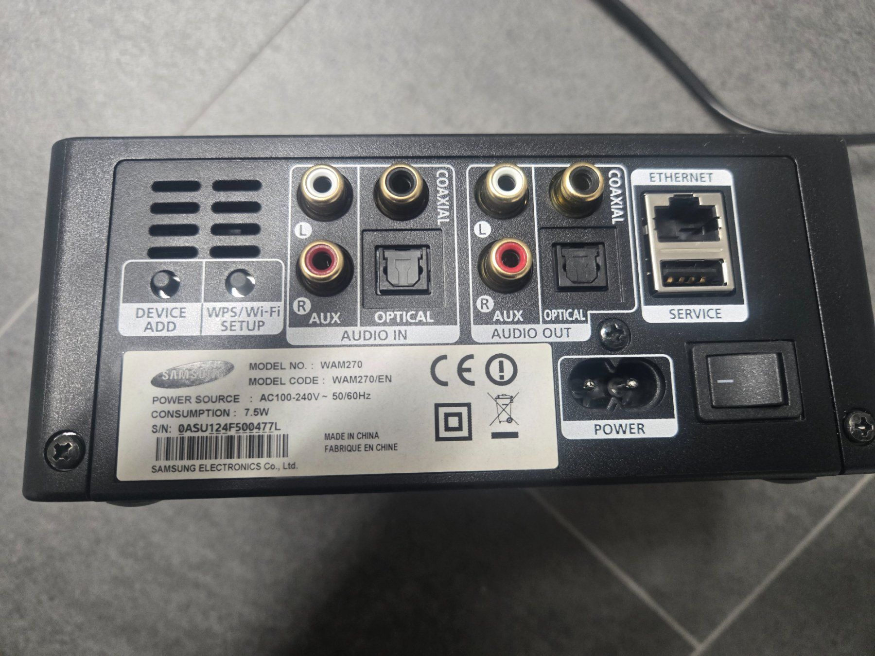 Samsung Unità & Adattatore: Samsung WAM270 – Multiroom Adapter / Link Mate – Usato da Buochs venduto da ribidavid 4