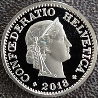 10 Rappen 2018 pp / aus Münzsatz / in einer Münzkapsel