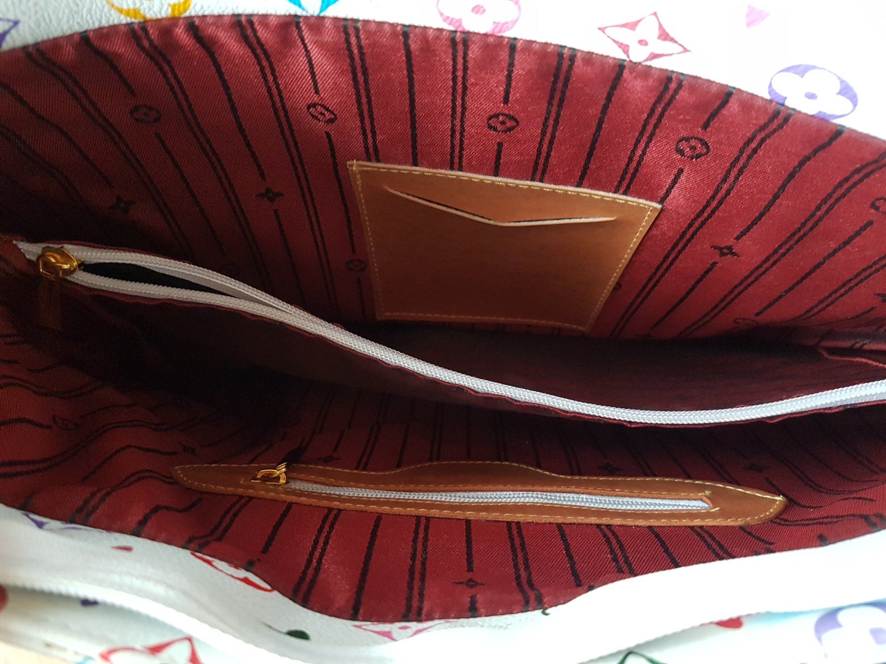 Louis Vuitton Taschen für Damen: LOUIS VUITTON TASCHE / MULTICOLORE WEISS – Gebraucht aus Sax von spazieren 5