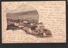 CP/LITHO, NE La Caux de Fonds , 1901