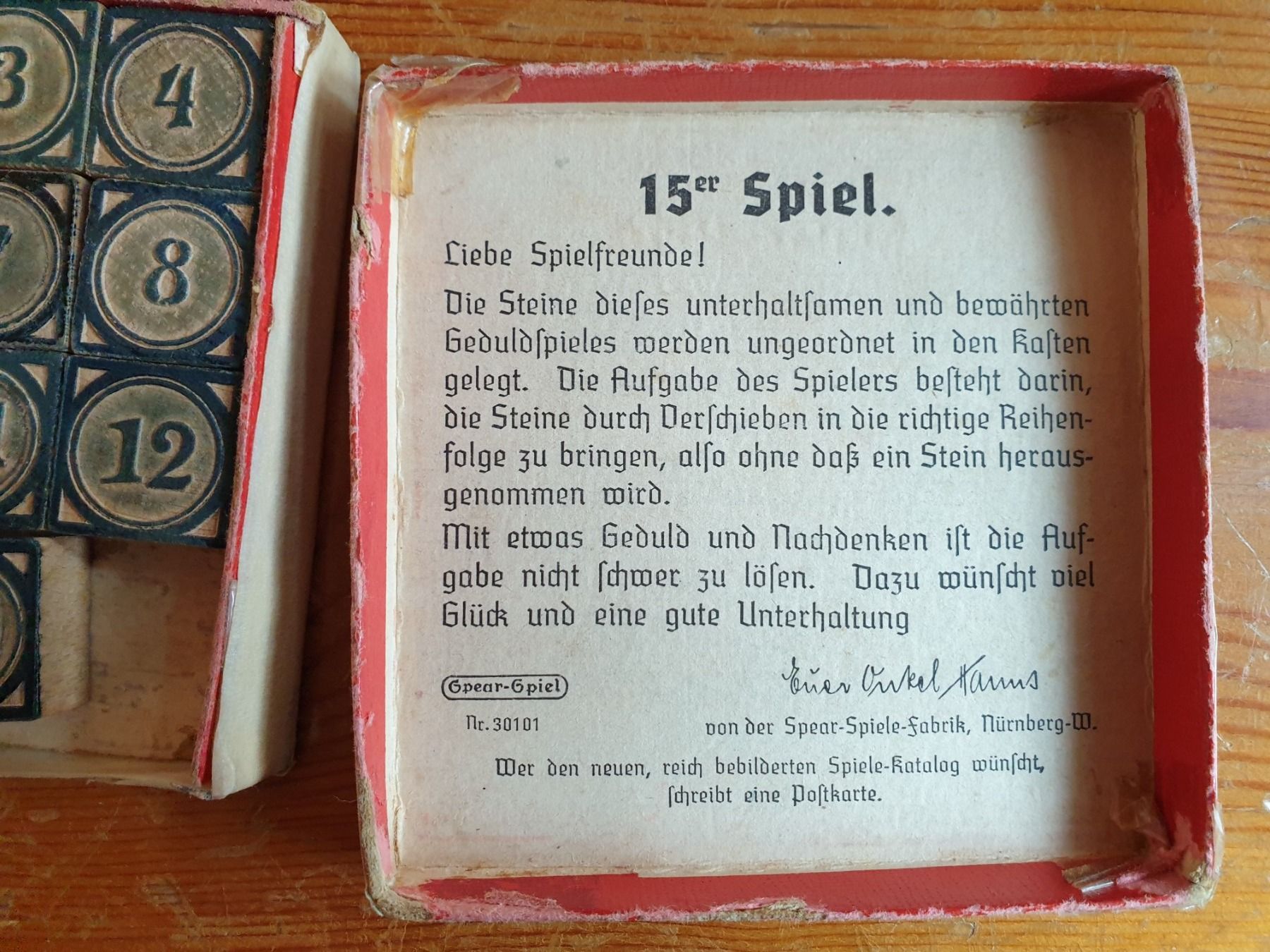 Giochi: Antikes 15 er Denkspiel – Usato da Schönengrund venduto da lia_t65g 2