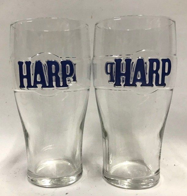Verres: 2 Biergläser HARP Pint Relief – Neuf (Voir description) à Zürich par gigimai67 1