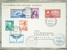 TR15 Enveloppe + Timbre Suisse 1939