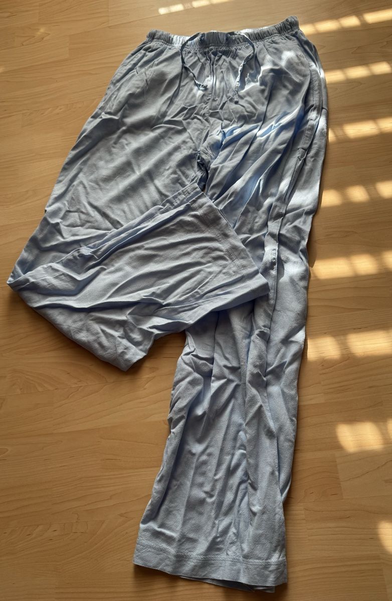 Bershka Pantaloni: Bershka Leinenhose blau, Grösse S – Nuovo (secondo la descrizione) da Tuggen venduto da jess_gls06