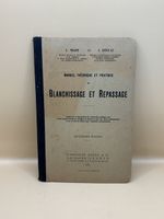 Manuel blanchissage et repassage Genève 1921 Payot 104 ans !