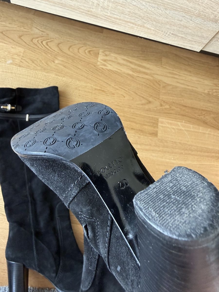 Damenschuhe: Bottes Poletto noir Suède taille-40 – Neu (gemäss Beschreibung) aus Genève von iry_67wr 5