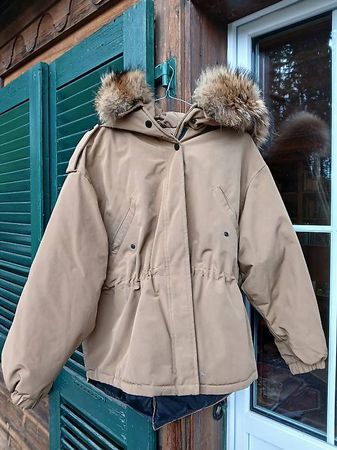 JUST FASHION Regular Fit Brown Winter Parka