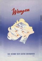 Blechschild-WENGEN-HEIMAT DER GUTEN SKI