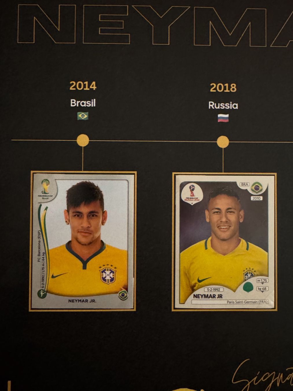 Panini Carte collezionabili: Panini-Plakat Neymar Jr. – Nuovo (secondo la descrizione) da Stettlen venduto da DieTaube2.0 1