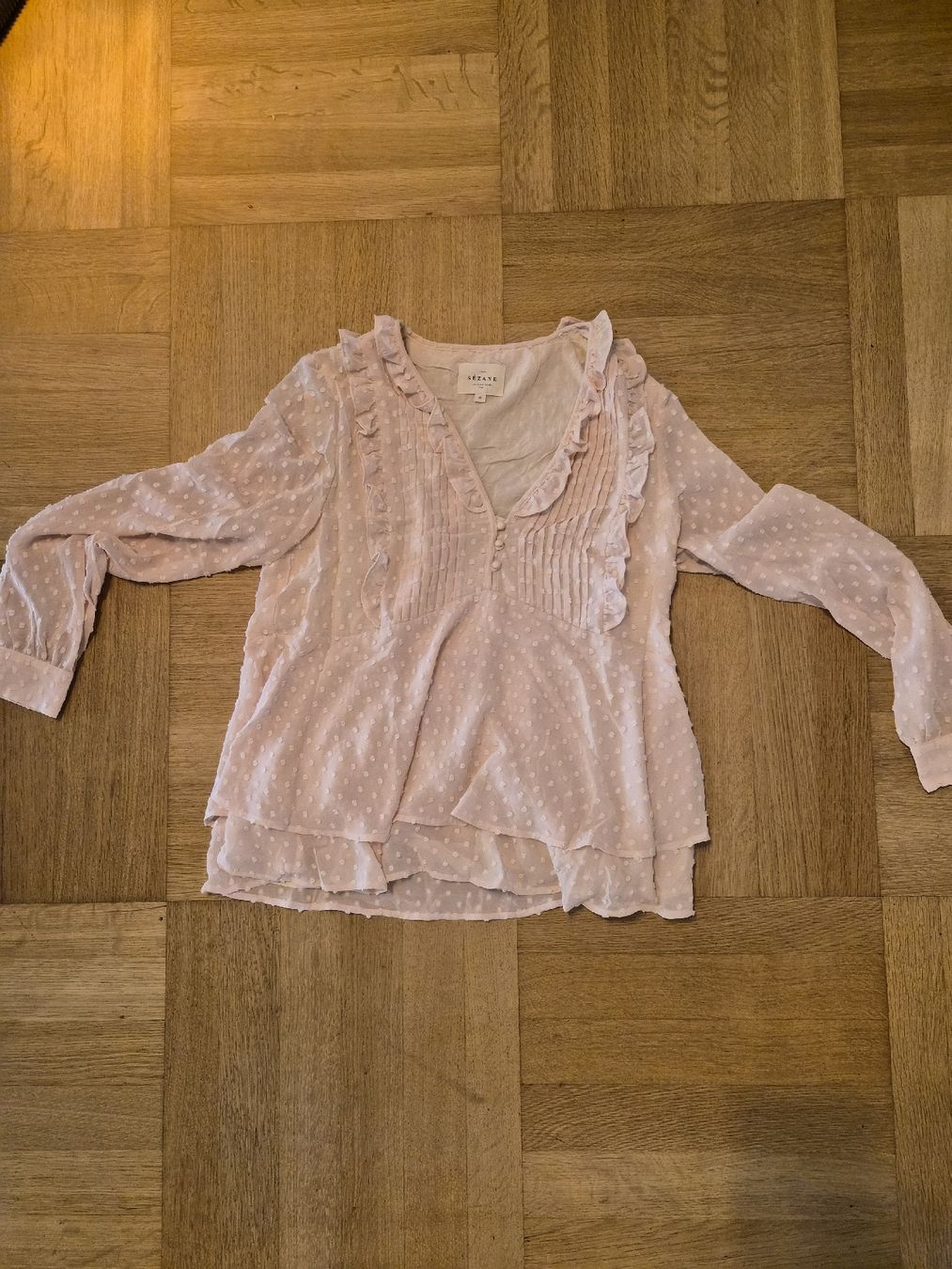 Sezane Camicette: Blouse Sezane rose taille 38  – Nuovo (secondo la descrizione) da Genève venduto da stepher85